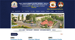 Desktop Screenshot of emgywomenscollege.ac.in